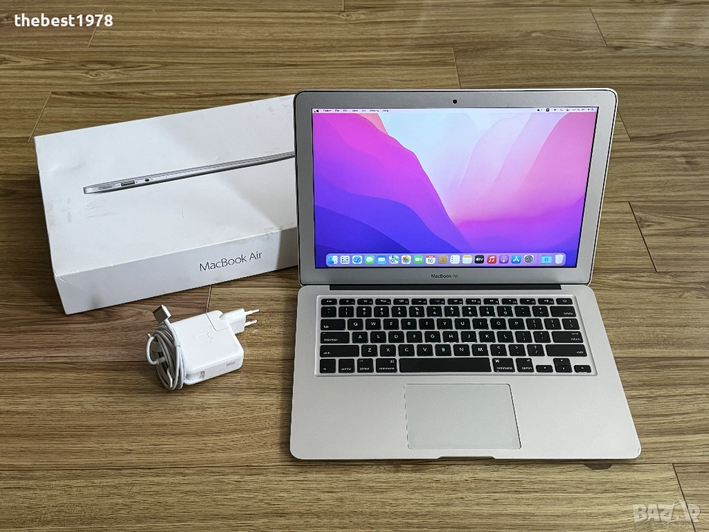 MacBook Air 13 2017`Core i5/256GB SSD/8GB RAM/Бат 90%, снимка 1