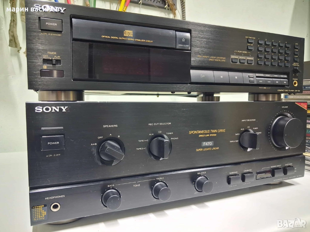 усилвател sony ta f 470, снимка 1