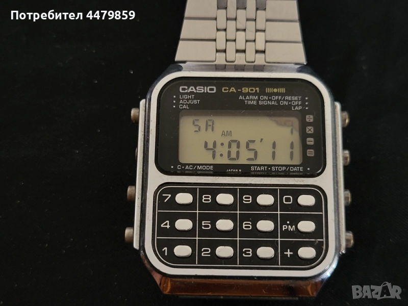 Часовник Casio CA-901, снимка 1