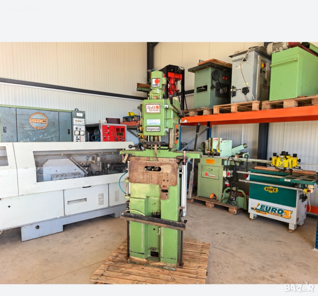 Верижна дълбачка за врати с пневматика., снимка 1