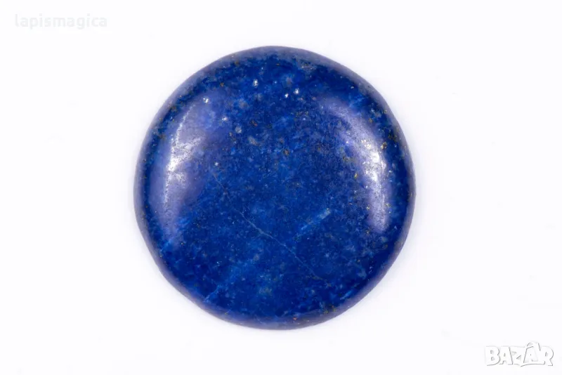 Син лапис лазули 29.3ct 27mm кръгъл кабошон, снимка 1