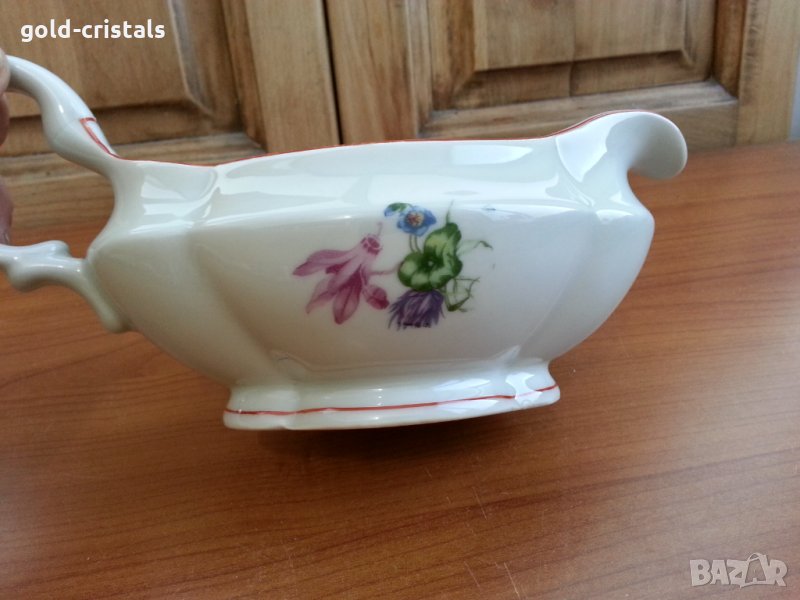 Стар български порцелан сосиера, снимка 1