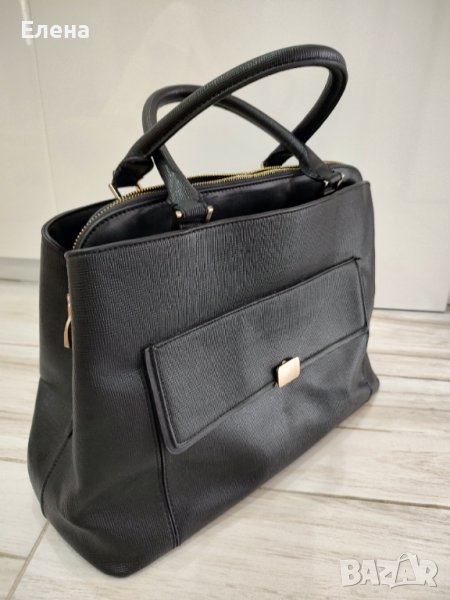 Черна дамска чанта Zara, снимка 1