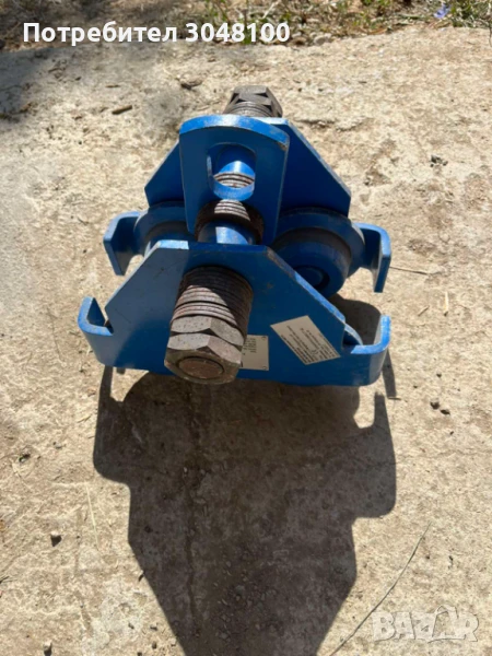  Релсова количка  за хоризонтално преместване на товари 1 т, снимка 1