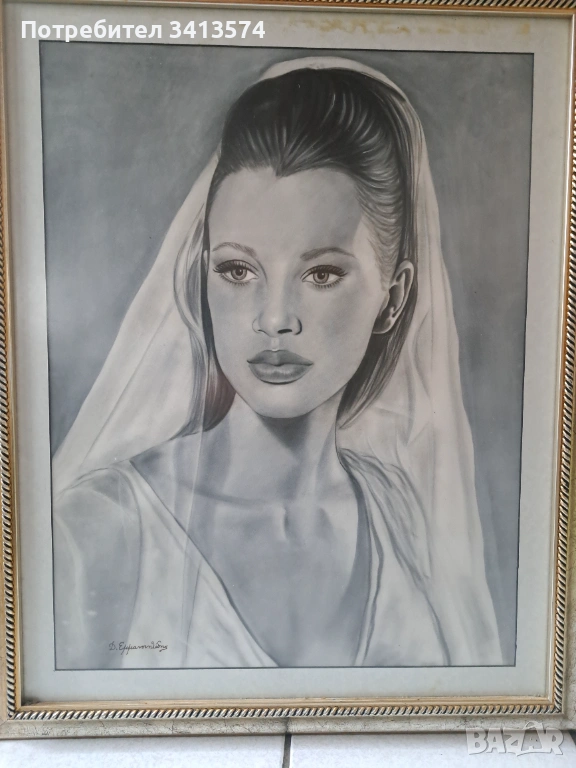 Стара гръцка картина, снимка 1