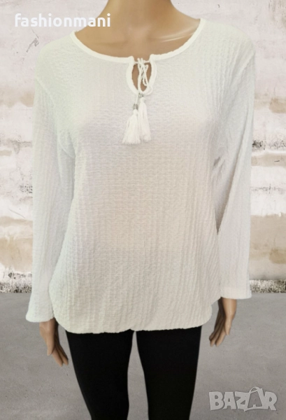 Елегантна блуза с ластик - код 1242, снимка 1