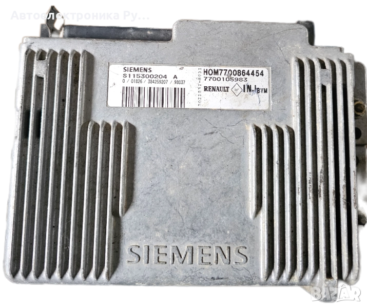 компютър RENAULT MEGANE 1.6 SIEMENS, S115300204 A, S115300204A, HOM7700864454, 7700864454, снимка 1