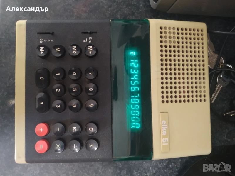 Настолен калкулатор Елка 51, снимка 1