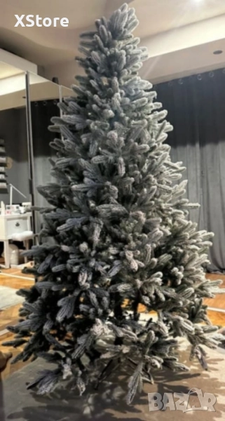 Изкуствена елха K r i n g Melbourne, Цялата заснежена с метална стойка., снимка 1