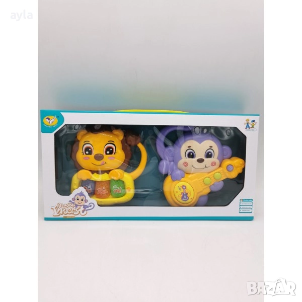 Бебе пиано-лъв с китара-маймунка, снимка 1