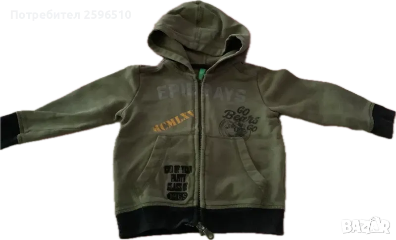 Детски суетшърт Бенетон за 2 годишни. Марка Benetton, снимка 1