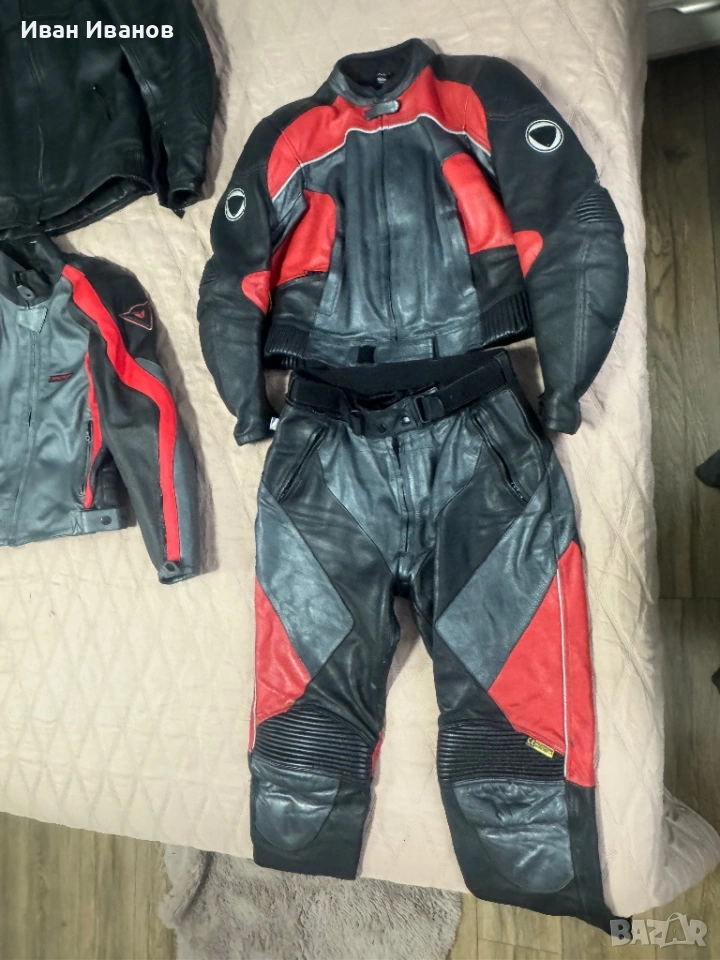 Продавам кожени Мото дрехи!Мъжки и Дамски!!!, снимка 1