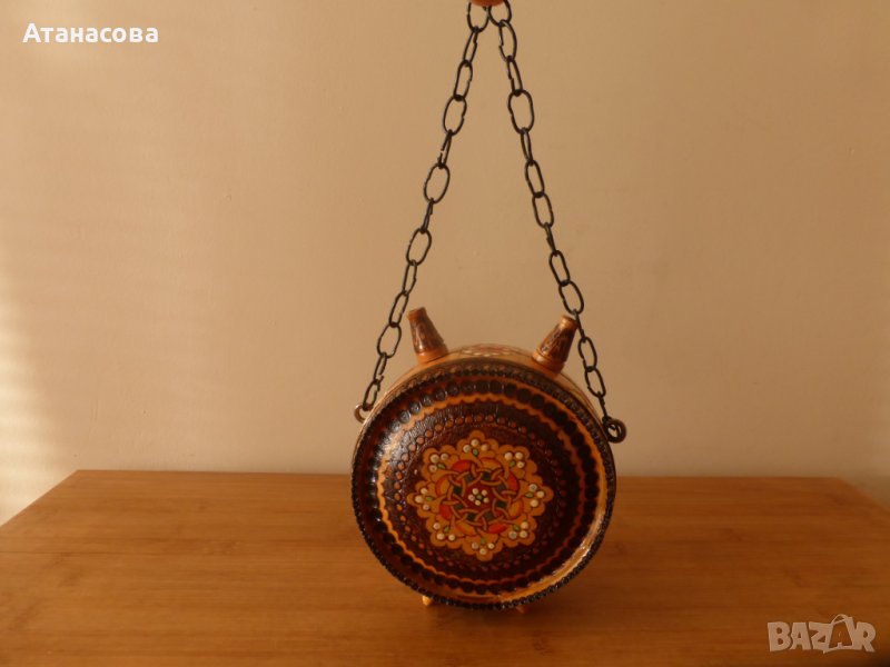 Малък бъкел с пирография бъклица, снимка 1