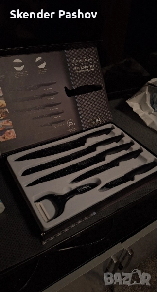 Комплект 5 ножа с керамичто покритие, снимка 1