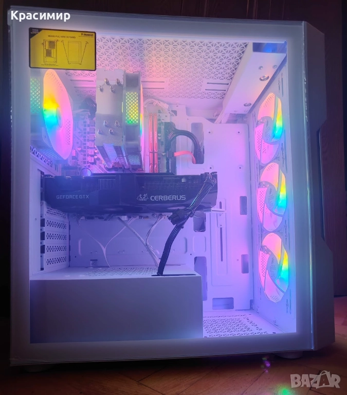 Геймърски компютър Ryzen 3500x, GeForce RTX 1070ti,16gb ddr4,1tb ssd, снимка 1