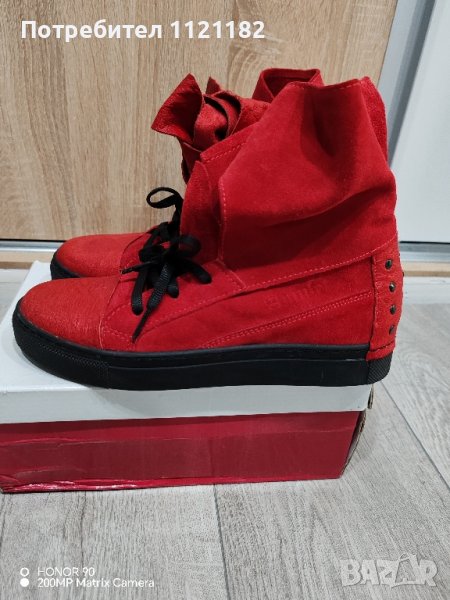 Дамски червени обувки , снимка 1