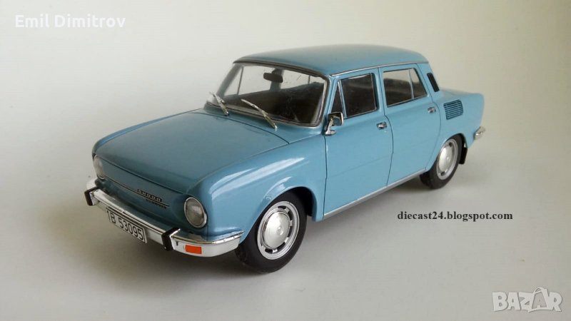 Колекционерско моделче на SKODA 100L в мащаб 1:24, снимка 1