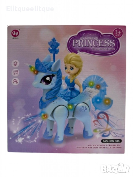 Музикална играчка "Принцеса и вълшебният еднорог", снимка 1