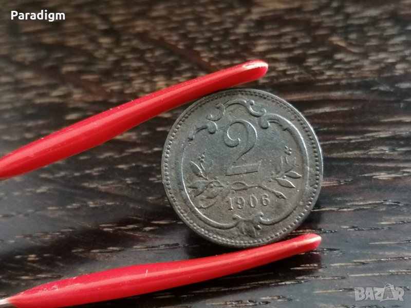 Монета - Австро-Унгария - 2 хелера | 1906г., снимка 1