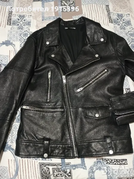 Зара естествена кожа яке , снимка 1