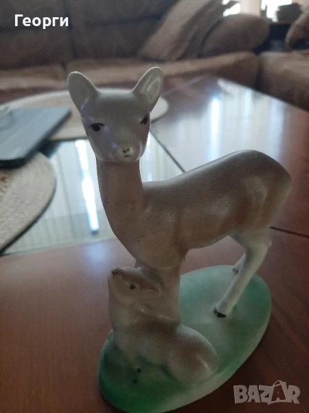 Българска фигура -Сърна  с сърничка, снимка 1