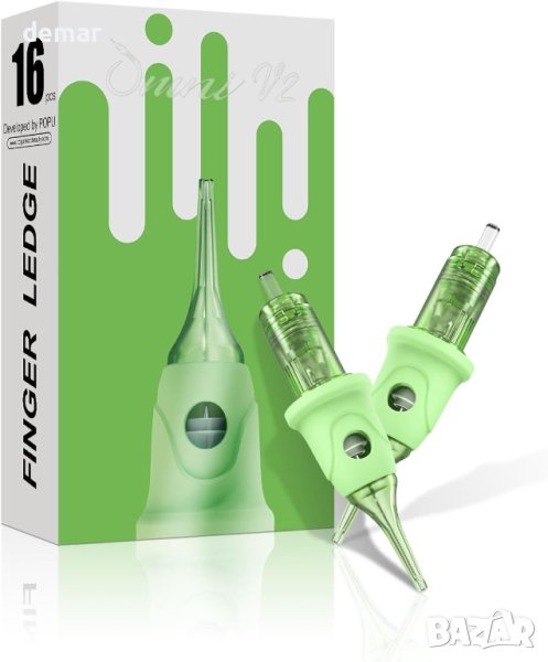 EZ игли за патрони за татуировки - 16 бр. #12 (1RL) SMP стандартна кръгла подложка 0,35 мм OMNI V2, снимка 1