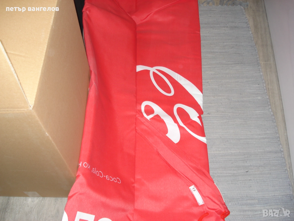 покривало платнище за голям чадър на кока кола, снимка 1