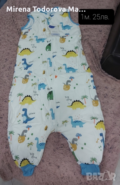 Спално чувалче 1метър с жирафи, снимка 1