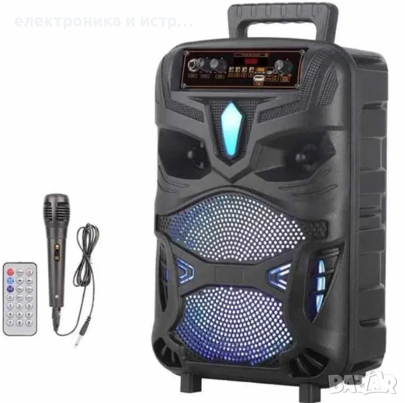 Караоке тонколона с Bluetooth NDR-P55 8'' и микрофон , снимка 1