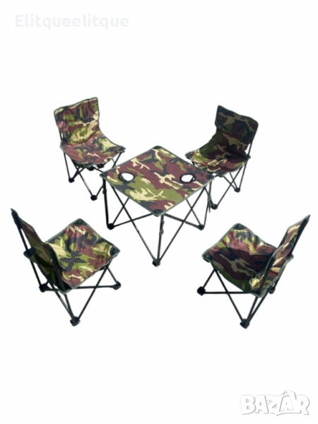 Рибарски комплект, маса със столове, снимка 1