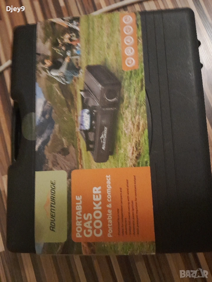 газов котлон за къмпинг нов с куфарче, снимка 1