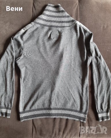 Асиметрична жилетка с цип, снимка 2 - Пуловери - 40575780