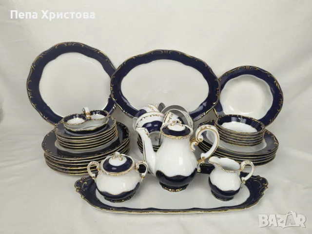 Пълен сервиз за чай и хранене за 6 човека - Zsolnay, снимка 12 - Прибори за хранене, готвене и сервиране - 48421889