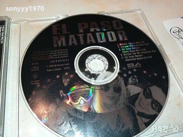 EL PASO MATADOR CD MADE IN HOLLAND 0704231413, снимка 2 - CD дискове - 40290312