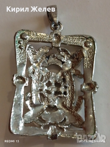КРАСИВА ВИСУЛКА с ЕМАЙЛ и КРИСТАЛИ ИЗЯЩЕН МОДЕН АКСЕСОАР 43505, снимка 8 - Колиета, медальони, синджири - 52501678