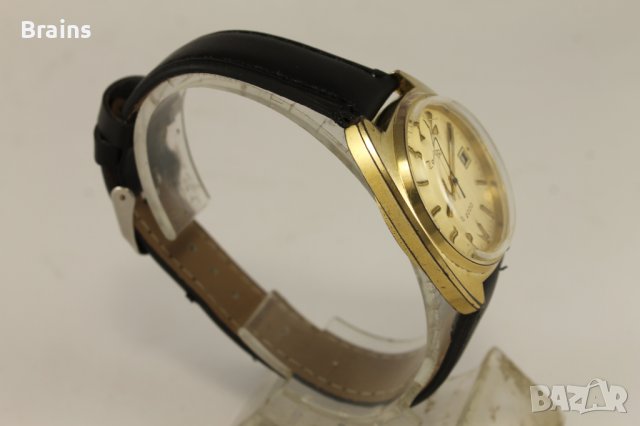 1960's ZENTRA 2000 Немски Позлатен Часовник, снимка 6 - Антикварни и старинни предмети - 40072607