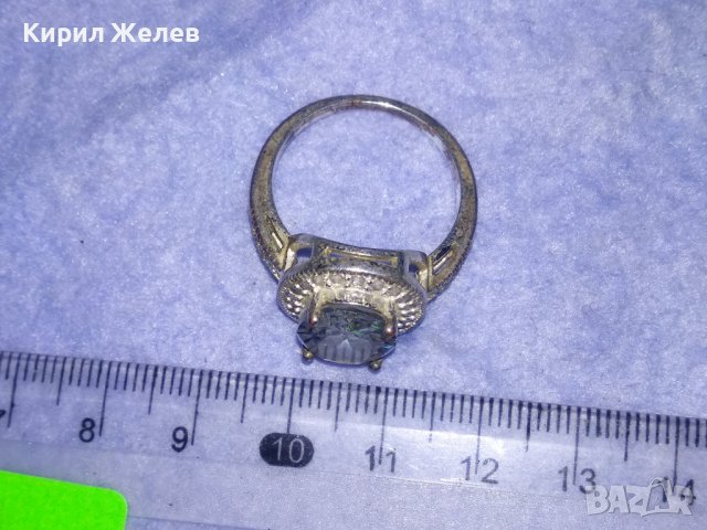 ПОСРЕБРЕН МЕДЕН СКЪПОЦЕНЕН КЛАСИЧЕСКИ ПРЪСТЕН с ПЕЧАТ 925 ПРЕКРАСНИ ФАСЕТИРАНИ КАМЪНИ ЦИРКОНИЙ 37002, снимка 11 - Пръстени - 39758680