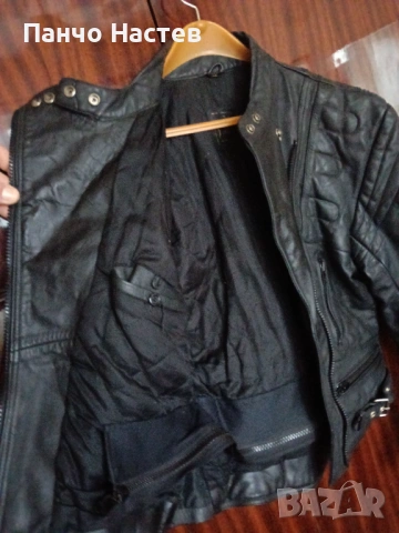 Кожено яке, снимка 2 - Якета - 53310064