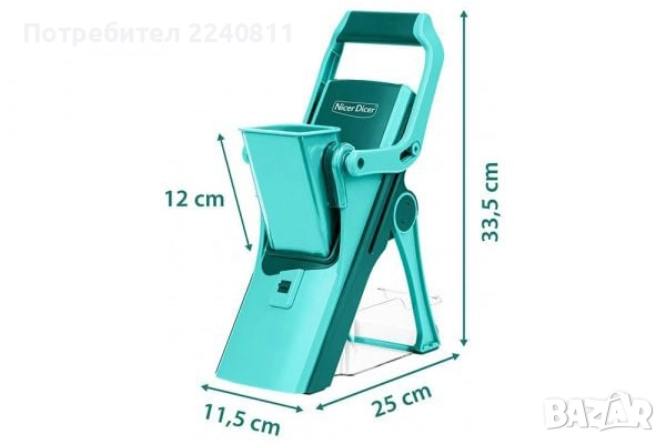 Мултифункционално ренде Nicer Dicer Mando, снимка 4 - Аксесоари за кухня - 52002137