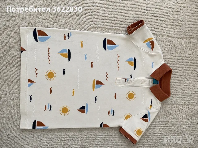 ЛОТ 5 тениски с якички и ризи за момче 3-4 години 92-122, снимка 2 - Детски тениски и потници - 55833563