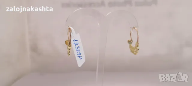Нови Златни обеци-1,89гр/14кр, снимка 3 - Обеци - 49314052