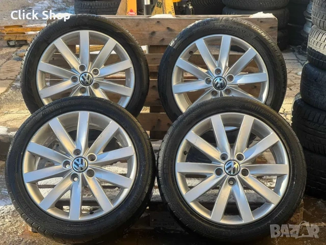 5х112 17 Джанти VW Golf Caddy Touran 5x112 Голф Кади Тоуран Оригинални, снимка 8 - Гуми и джанти - 53045101