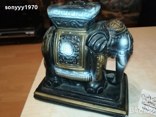 СЛОН МАСИВЕН 17Х16Х10СМ 2008231237, снимка 5 - Колекции - 41909507