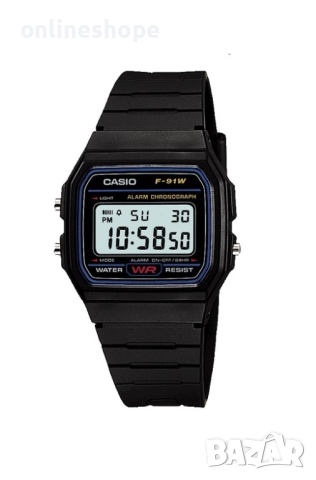 Часовник Casio F-91W, снимка 1 - Мъжки - 44791701