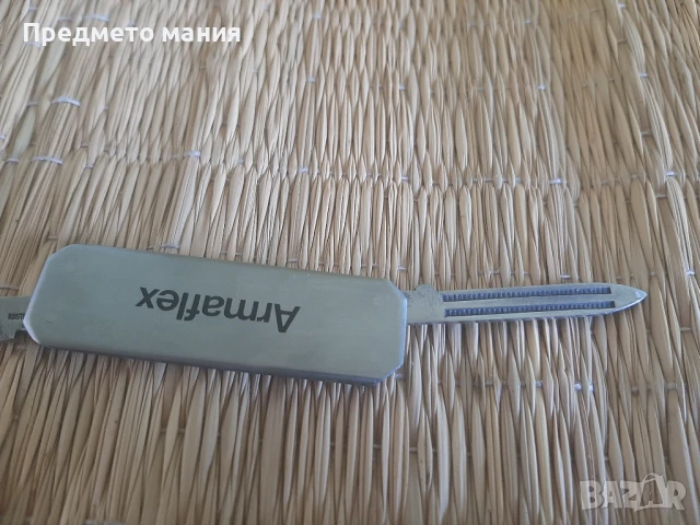 Малко метално рекламно джобно ножче  Armaflex ножка , снимка 4 - Ножове - 50976242