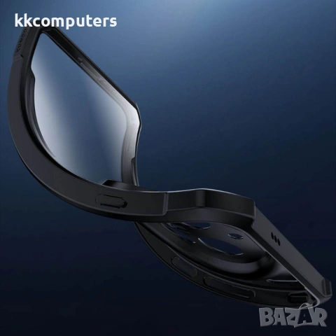 XUNDD Прозрачен Калъф за Samsung S26+ - TPU+Акрил, Airbag, 0.8mm ръбове, Черен, Протектор, снимка 5 - Резервни части за телефони - 53709936