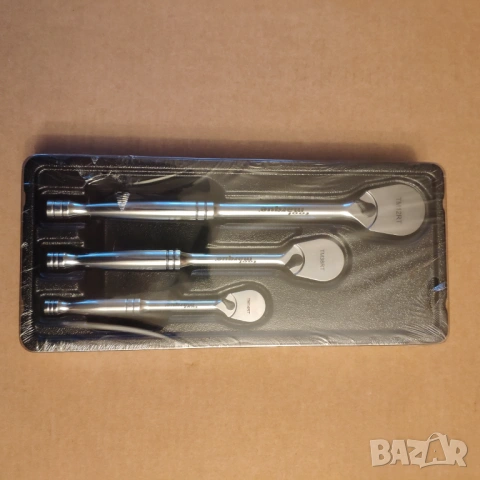 TOOLMARQUE 1/4 3/8 1/2  3 броя 90зъба  тресчотки комплект , снимка 2 - Гедорета - 52877003