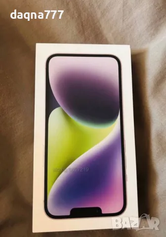 Само кутия от Айфон 14 Пърпъл 256 GB