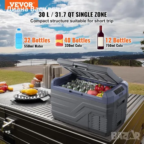 VEVOR NL30 мобилен фризер, снимка 2 - Хладилни чанти - 48503615