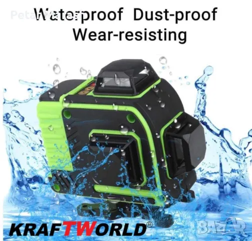 4D Лазерен Нивелир KRAFT WORLD с 16 Линии Самонивелиращ се, снимка 3 - Измервателни инструменти - 50409511